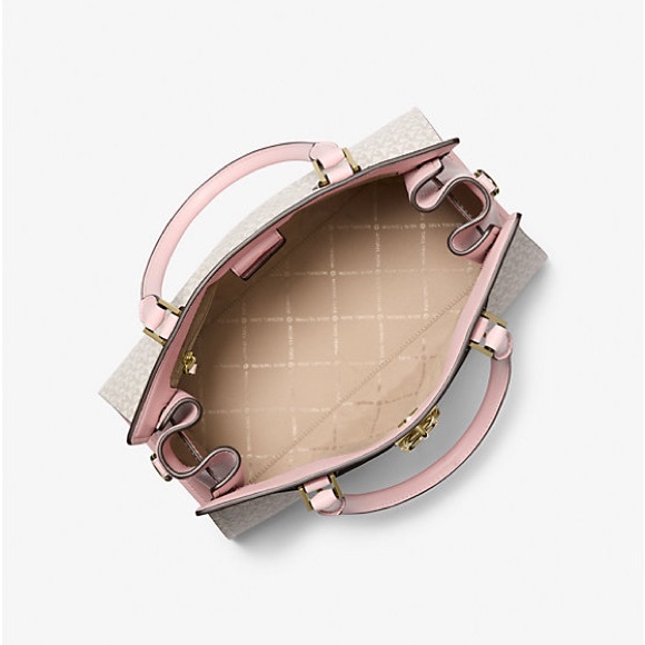 Michael Kors Hamilton Medium Logo Satchel - Picture 2 of 3